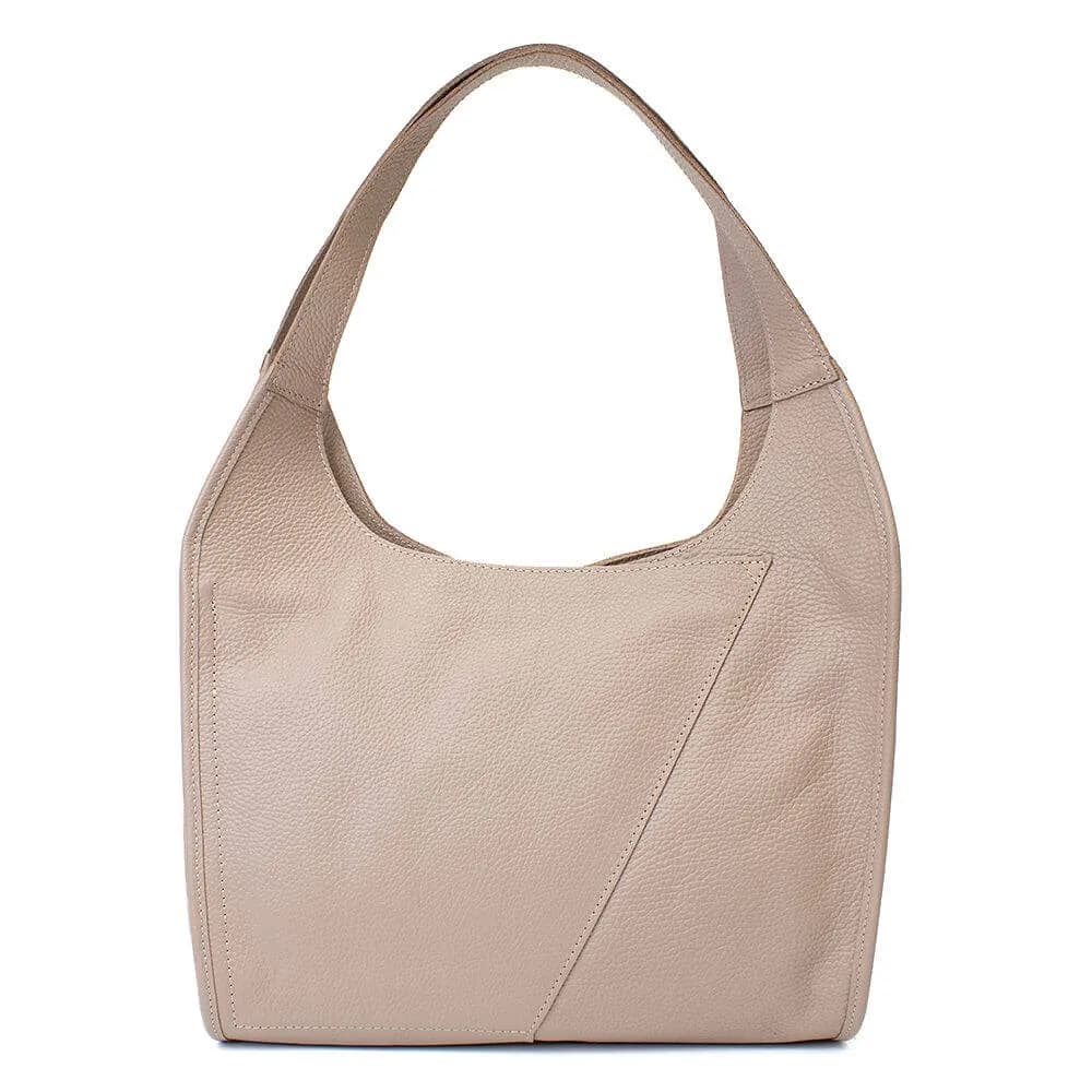 Damská shopper kabelka z pravé kůže Stella růžová